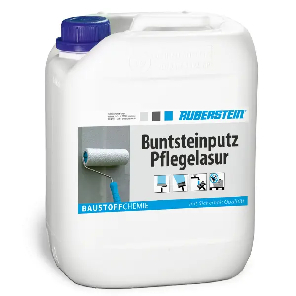 Buntsteinputz Pflegelasur