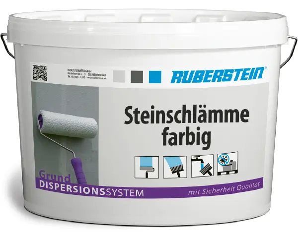 Steinschlämme farbig