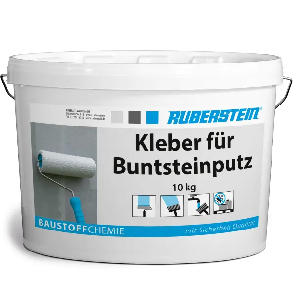 Kleber für Buntsteinputz