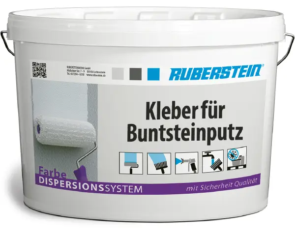 Kleber für Buntsteinputz
