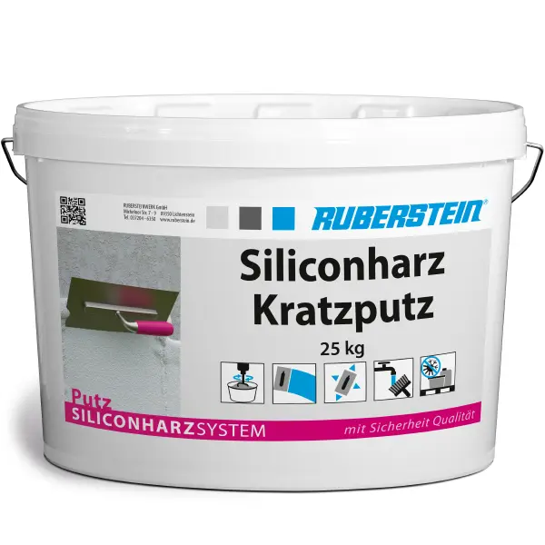 Siliconharz-Kratzputz